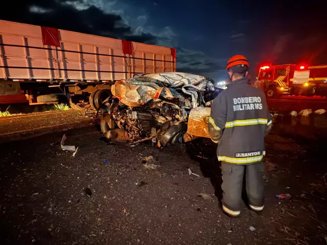 Vítimas de colisão entre Maracaju e Guia Lopes são identificadas