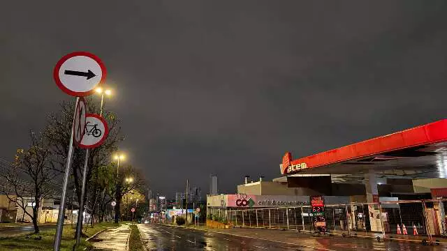 Segunda-feira será marcada por frio, chuva e vento forte no Mato Grosso do Sul